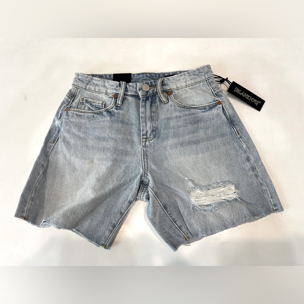 NWT Blank NYC Warren Raw Edge Shorts Size 24